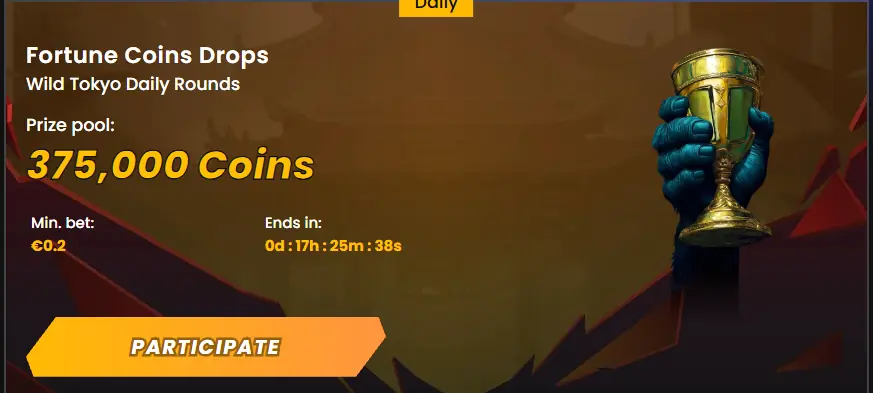 Fortune Coin Drops promotion