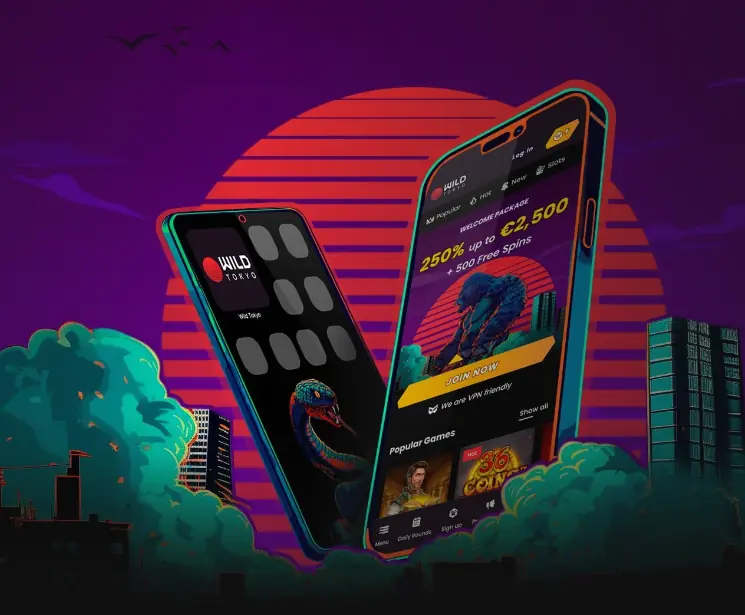 Wild Tokyo mobile casino app
